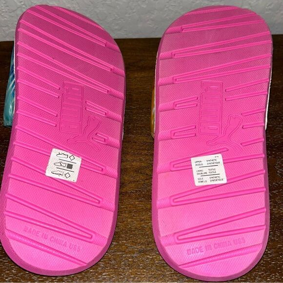 Puma Tie Dye Slip On Slide Sandal Shoes - Picture 5 of 5